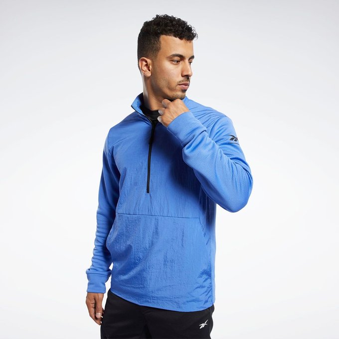 pull reebok bleu