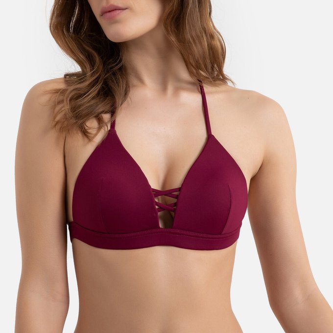 burgundy bikini