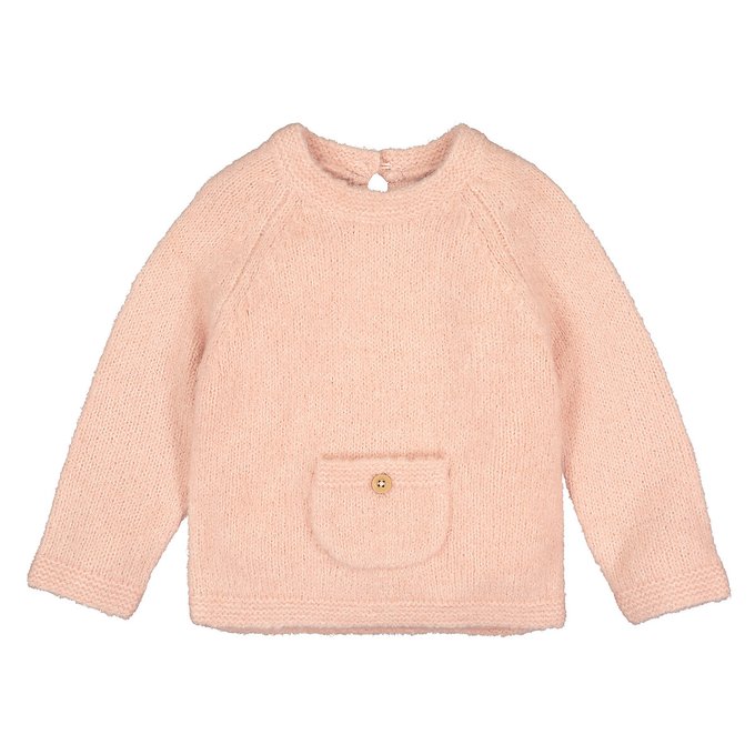 fine knit pink jumper
