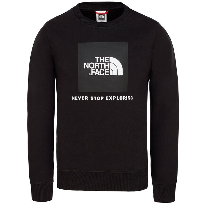 north face black sweatshirt