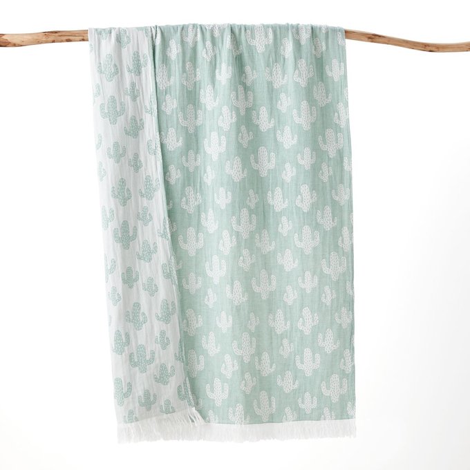 Fouta Serviette De Plage Cactus