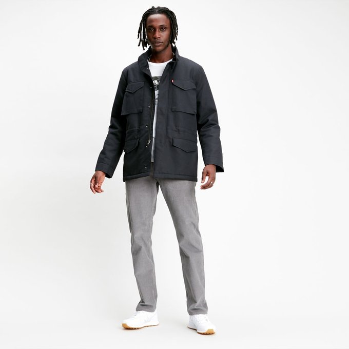 Parka saharienne doublée sherpa field noir Levi's | La Redoute Manteau, blouson homme Levis | La Redoute