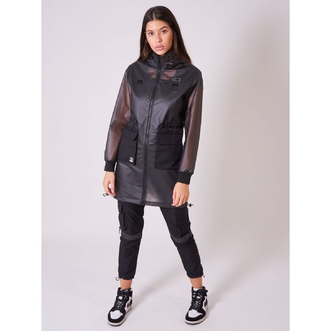 Imperméable transparent noir Project X | La Redoute Imperméable transparent noir Project X | La Redoute