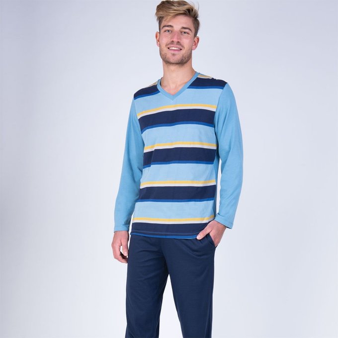 Pyjama Court Homme Boutonne Devant