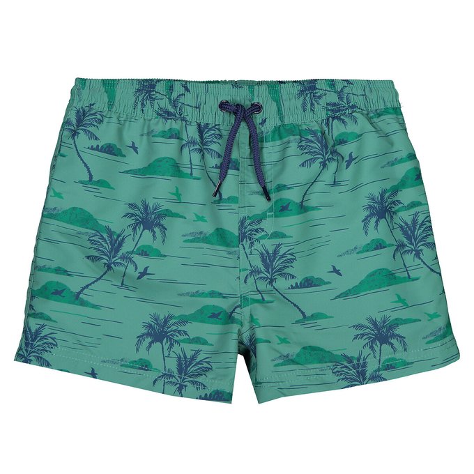 Calções de banho estampados, 3-12 anos