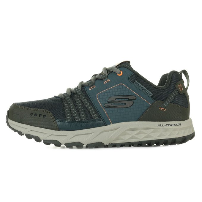 skechers running homme verte