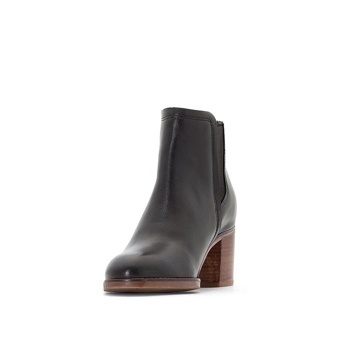 boots cuir semelle crepe