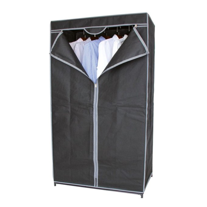 Armoire Penderie En Tissu Pendo Gris Sud Cargo La Redoute