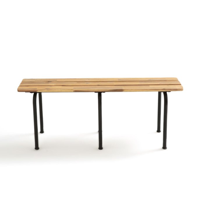 Banc Interieur Exterieur Metal Et Acacia Kolyma Acacia La Redoute