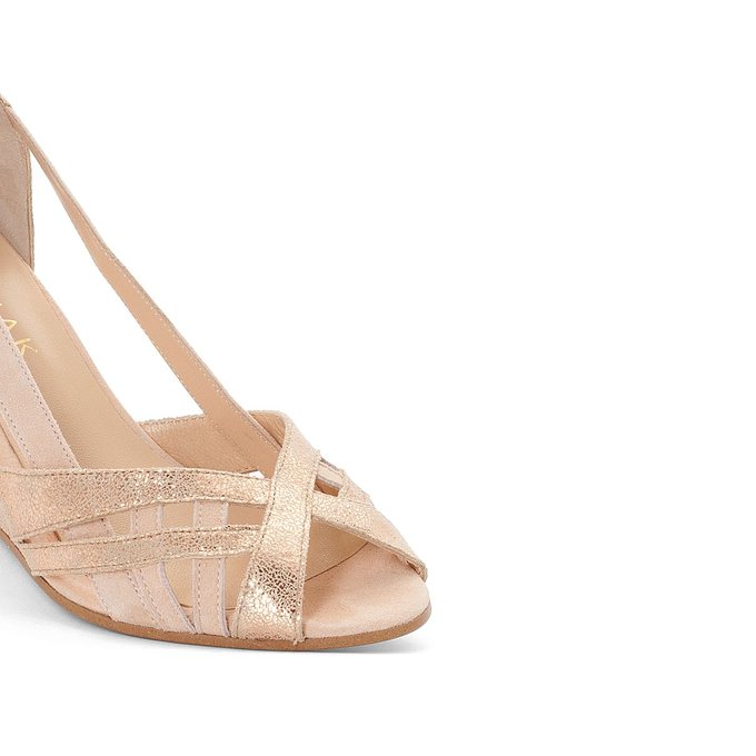 Escarpins pointus en cuir , rose JONAK Escarpins pointus en cuir , rose JONAK