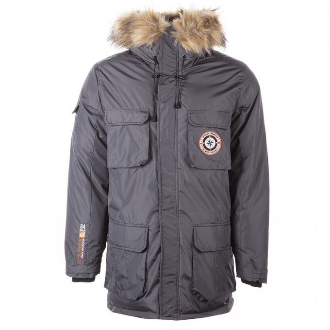 Parka en coton zipé gris Rivaldi | La Redoute Manteau et blouson homme RIVALDI | La Redoute