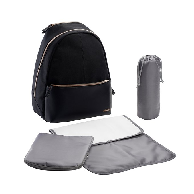 Sac A Dos A Langer San Francisco Beaba Noir Or Rose La Redoute