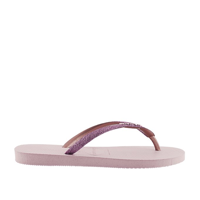 purple glitter havaianas