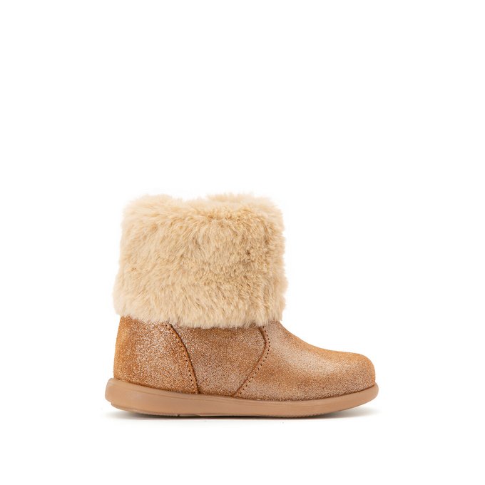 fur ankle boots