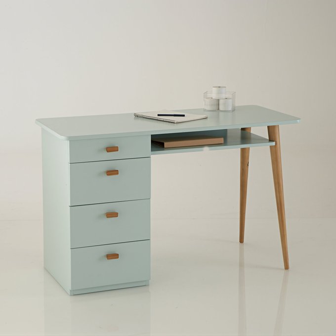 Jimi 4 Drawer Pine Desk La Redoute Interieurs La Redoute