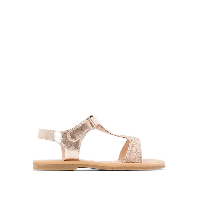 La Redoute Collections Big Girls Plaited Leather Sandals