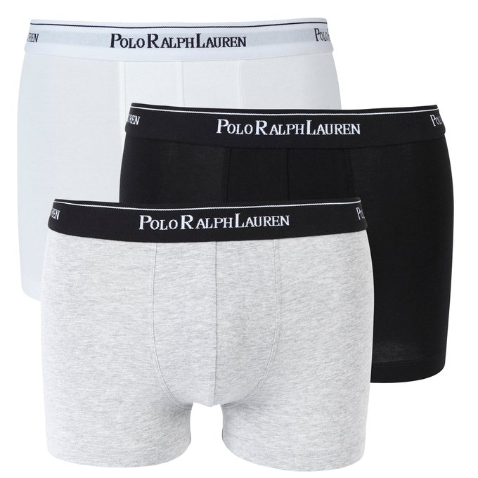 Blu Cotone POLO RALPH LAUREN Uomini Boxer Confezione da 3