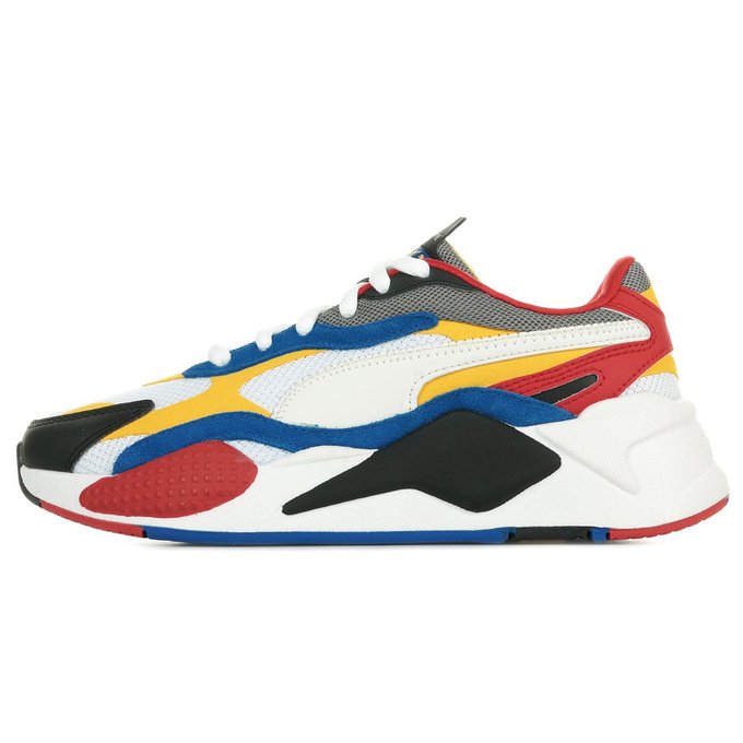 basket puma bleu blanc rouge