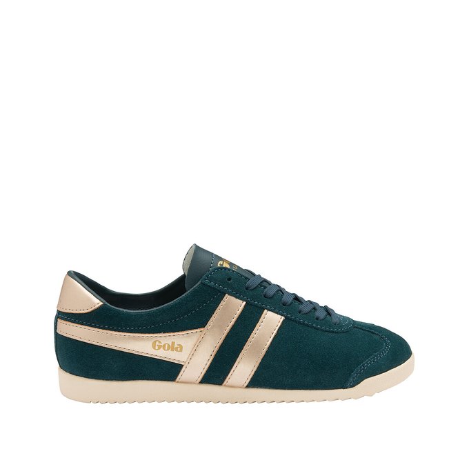 Bullet peark suede trainers navy blue 
