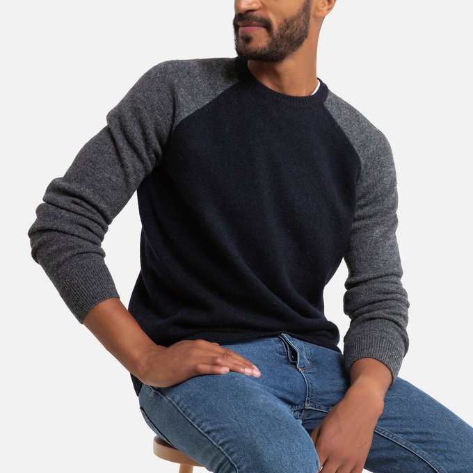 blue grey jumper