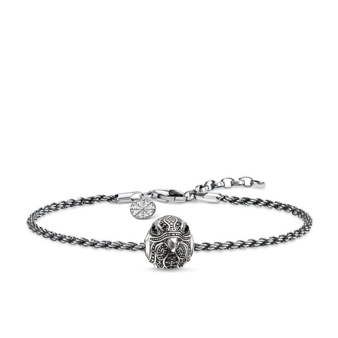 Thomas Sabo Femme 925 Argent|#Silver Noir Onyx Zircon