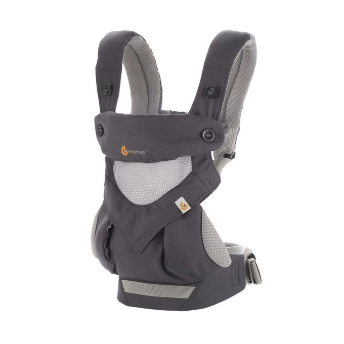 Porte Bebe 360 Cool Air Mesh Anthracite Noir Ergobaby La Redoute