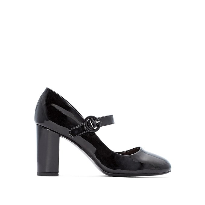 faux leather mary janes