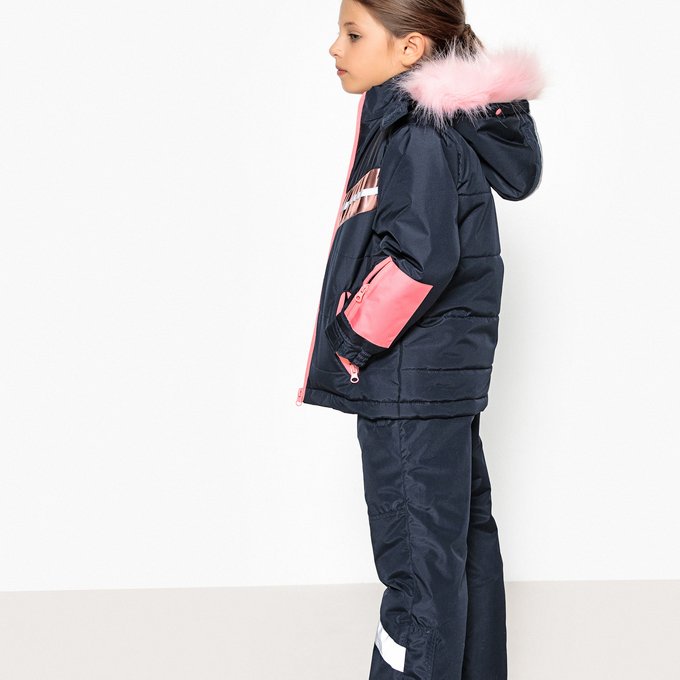La Redoute Collections Big Girls Hooded Ski Jacket 3-16 Years