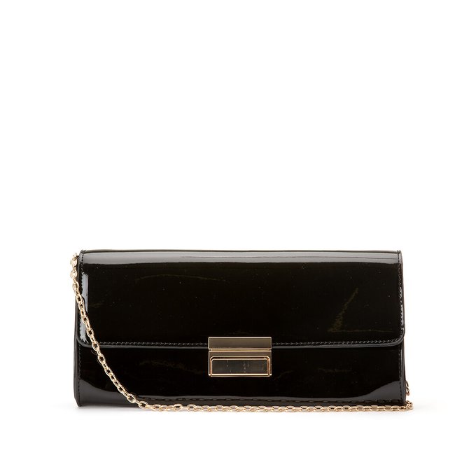 patent clutch bag