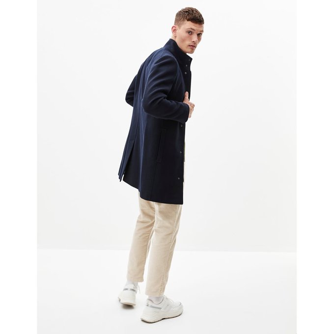 Manteau col officier puoffice2 Celio | La Redoute Manteau col officier puoffice2 Celio | La Redoute