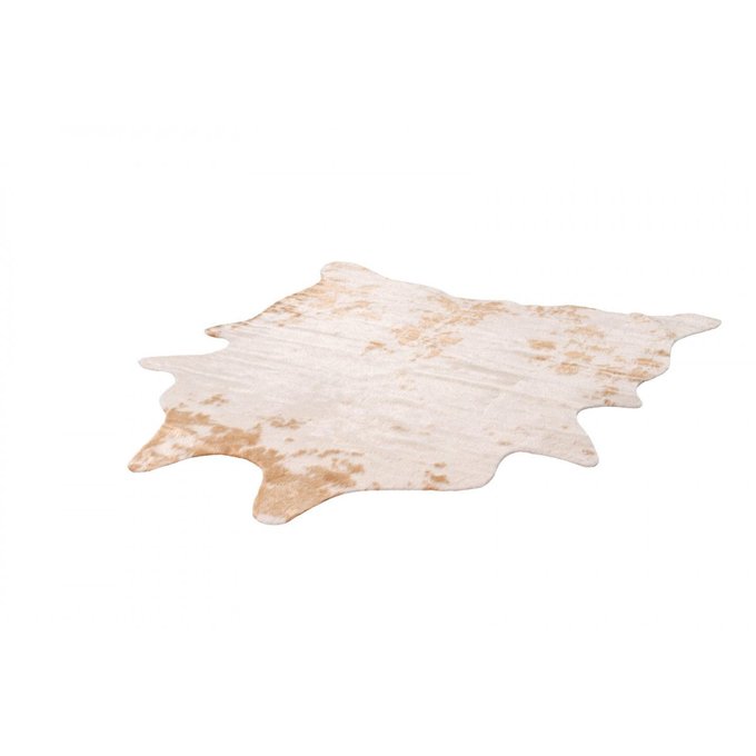 Tapis Peau De Vache Synthétique Antidérapant Rodeo C Beige Allotapis La Redoute