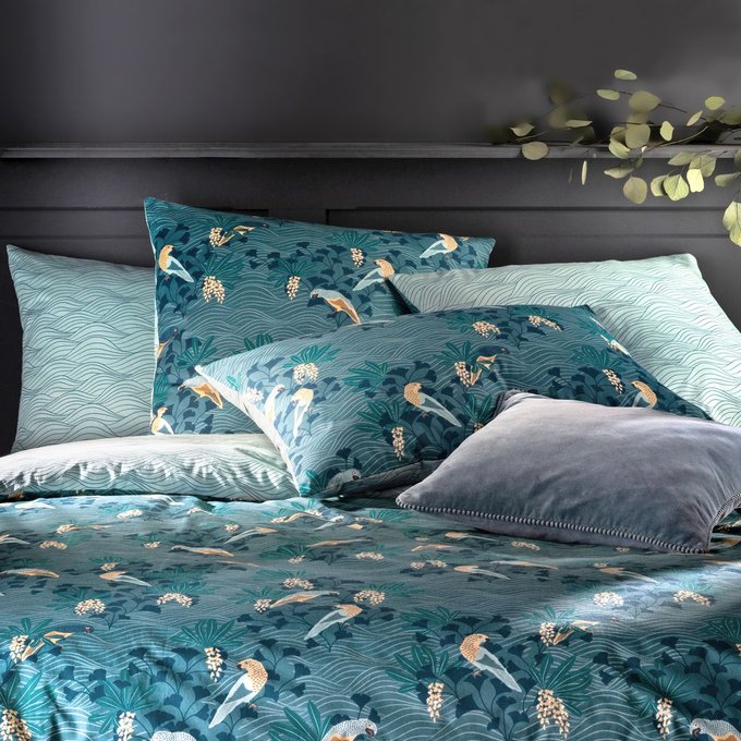 Housse De Couette Percale Coton Minami Imprime La Redoute Interieurs La Redoute