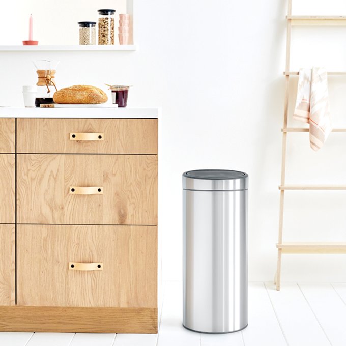 Mulleimer Touch Bin New 115349 30 L Silver Brabantia La Redoute