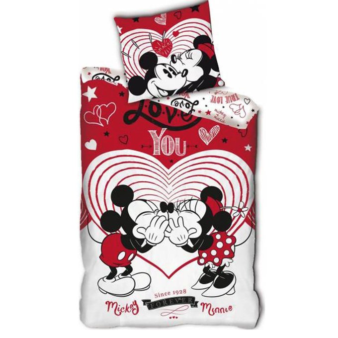 Parure De Lit Enfant Rouge Minnie Mouse La Redoute