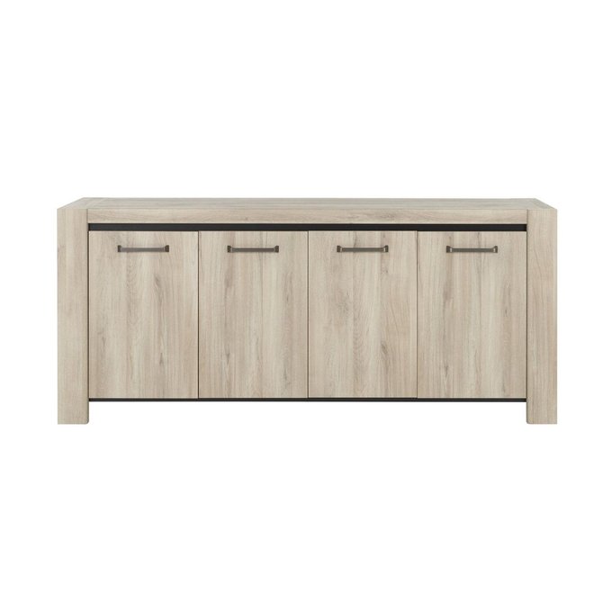Buffet 4 Portes Couleur Chene Gami Fabrication Francaise Chene