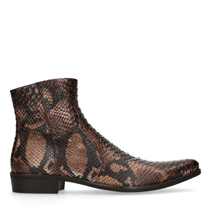 cuir serpent impression de en Boots avec serpent imprimé nwOk80P
