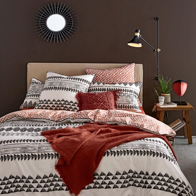 Tiebele Printed Pure Cotton Duvet Cover Printed La Redoute