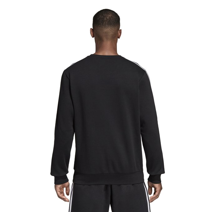 sudadera cuello redondo 3 bandas
