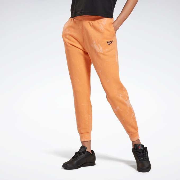 pantalon reebok orange