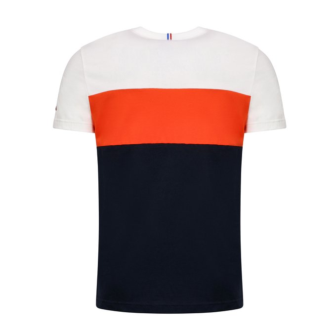 t shirt le coq sportif homme orange