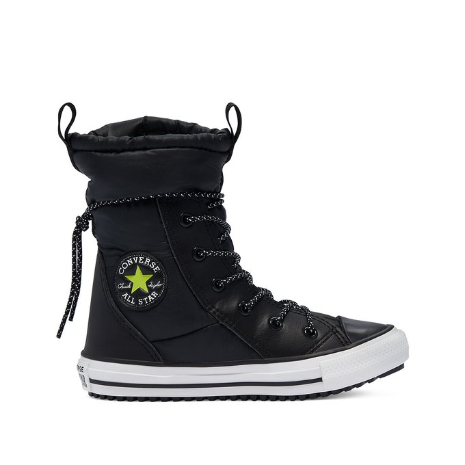 kids black converse boots