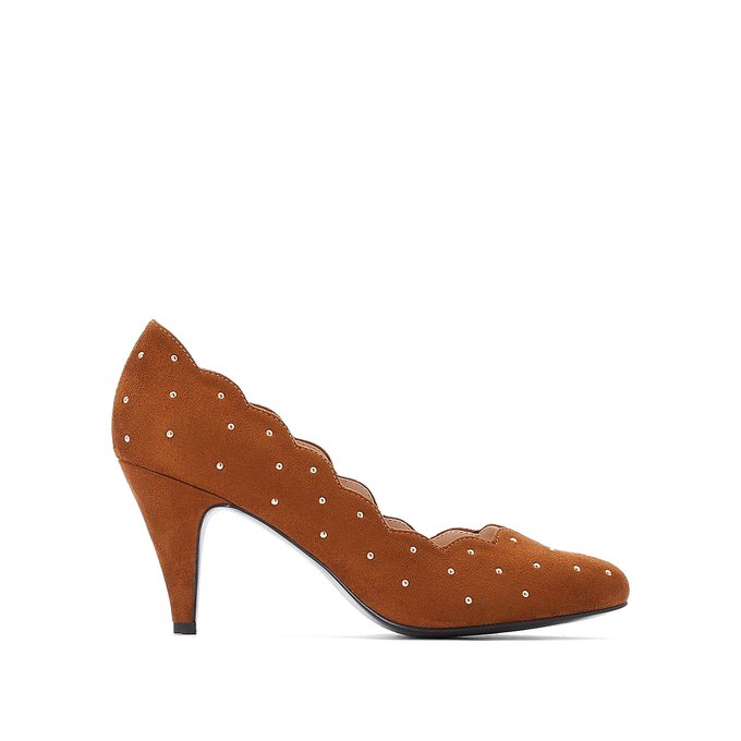 faux suede stiletto heels