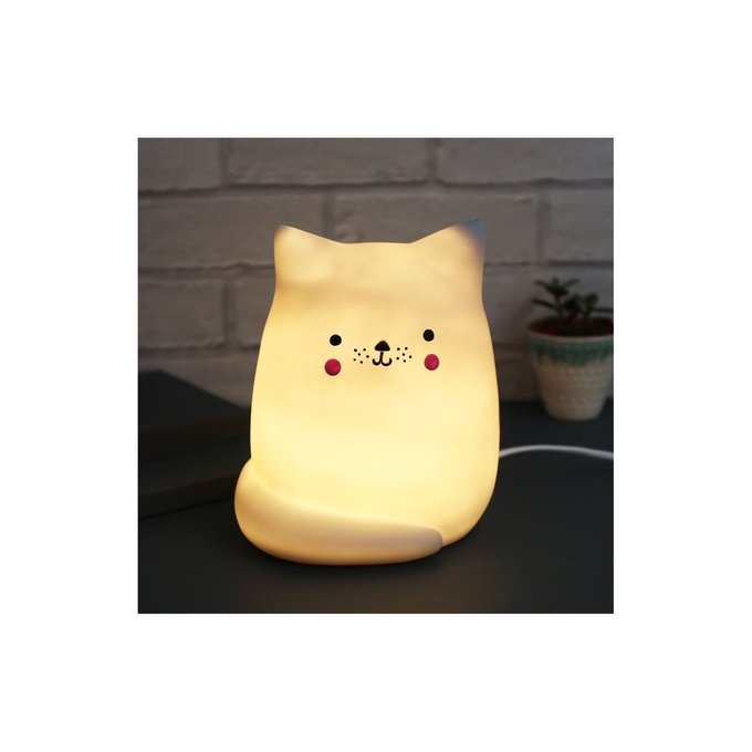 Decoloopio Lampe De Chevet Chat Taille Unique Multicolore Decoloopio La Redoute