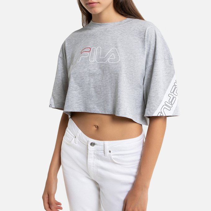 silver fila shirt