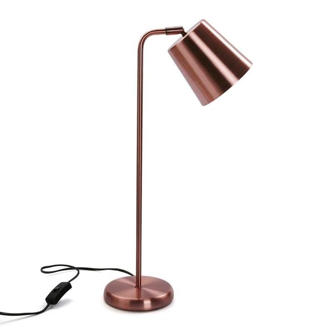 Lampe A Poser En Metal Cuivre Gustavia Rose Versa La Redoute