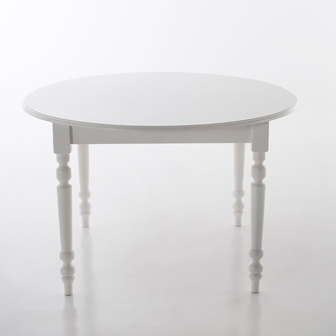 Ronde tafel, 4 personen, authentic style wit La Redoute Interieurs La