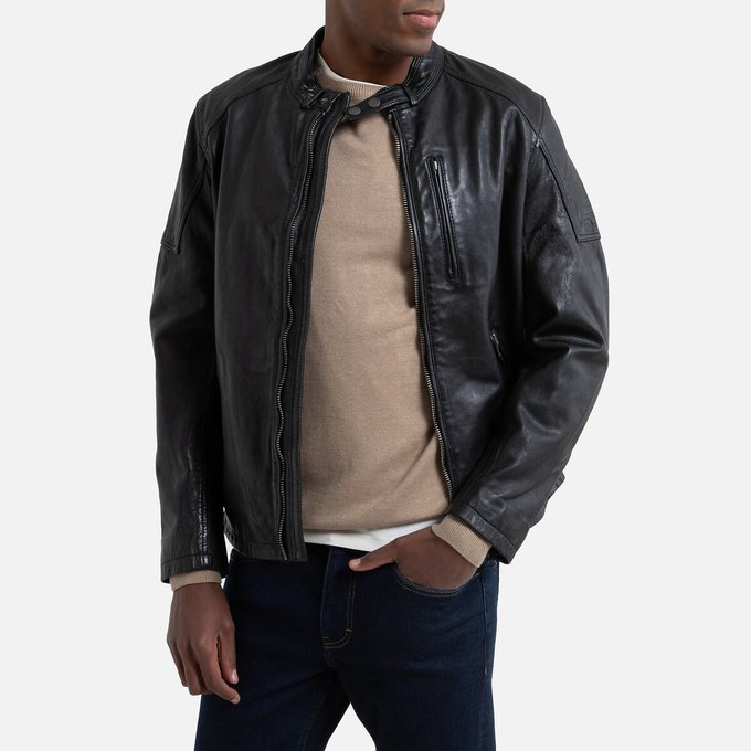 pepe jeans leather