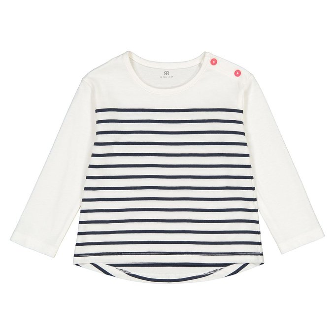 Trois Kilos Sept body bebe naissance 00 mois croise Rayures bleu marine