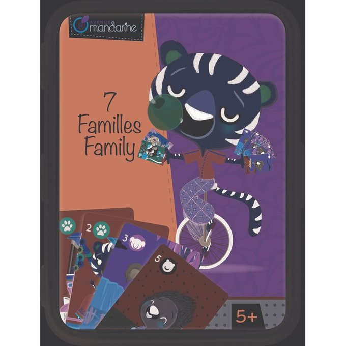 Jeux De Cartes Jeu Des 7 Familles Animaux En Voie De