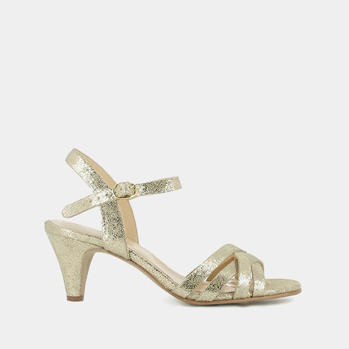 Damini-Bis Leather Buckled Sandals